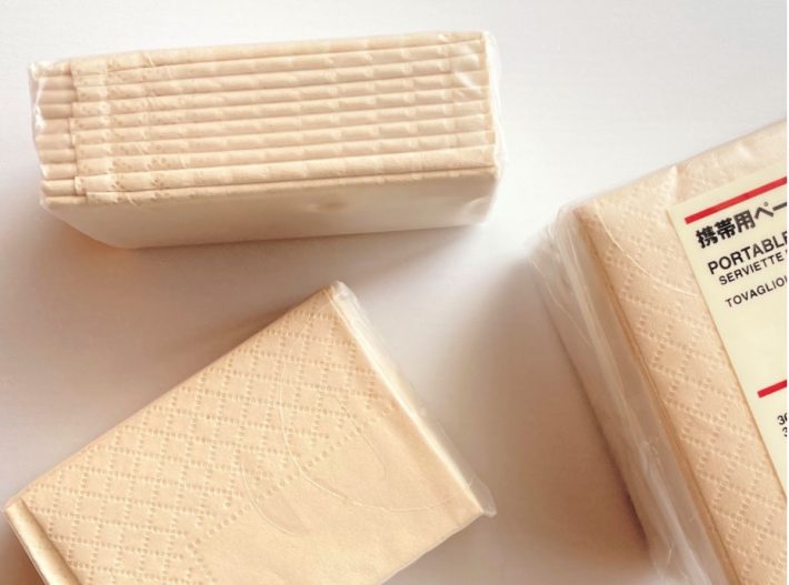 無印良品「携帯用ペーパーナプキン」がコスパ最高！