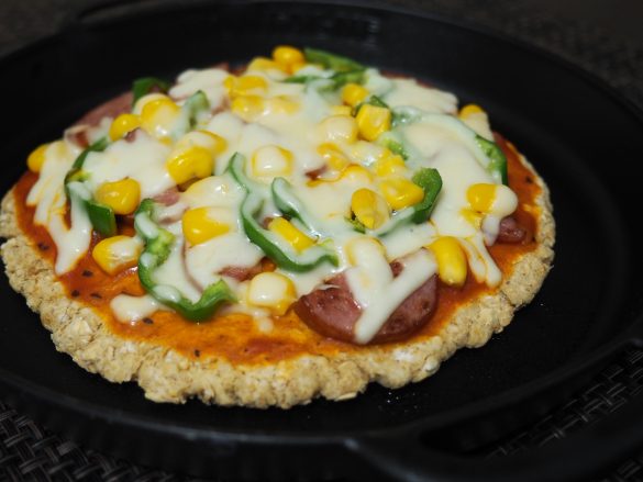 チーズがいい感じに溶けてきます