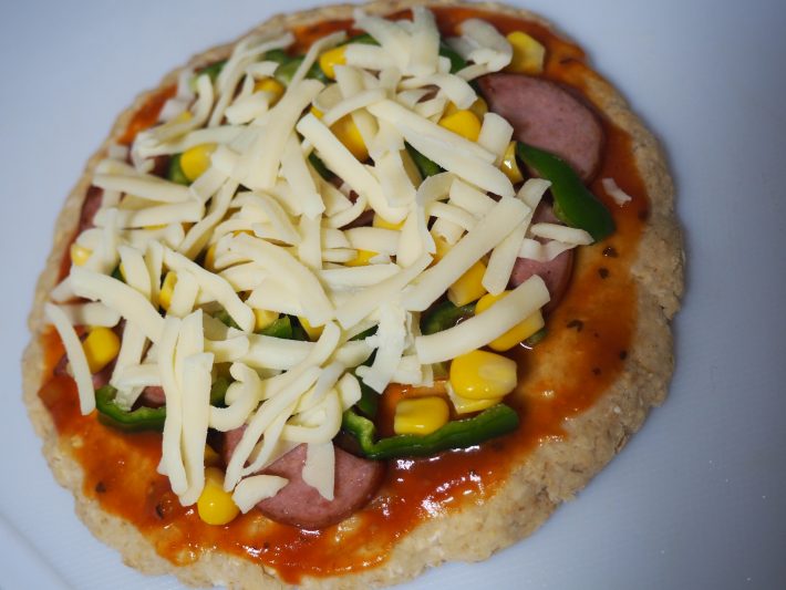 最後にチーズをドサッと