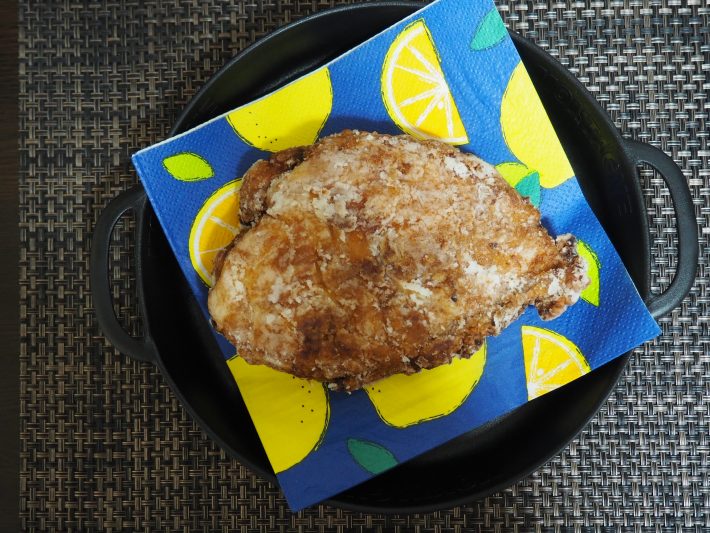 カラッと揚がりました