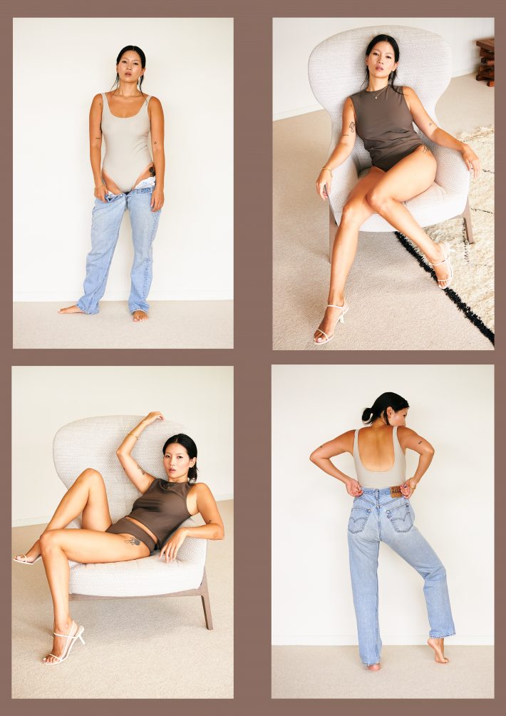 下にデニムをはいてもいい