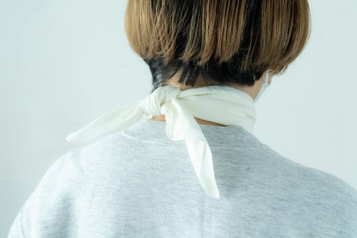 手持ちのハンカチでアレンジ