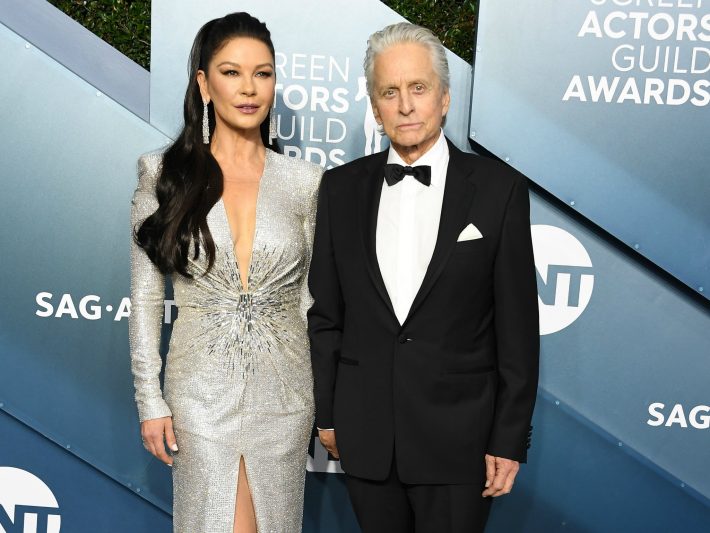 キャサリン・ゼタ＝ジョーンズとマイケル・ダグラス