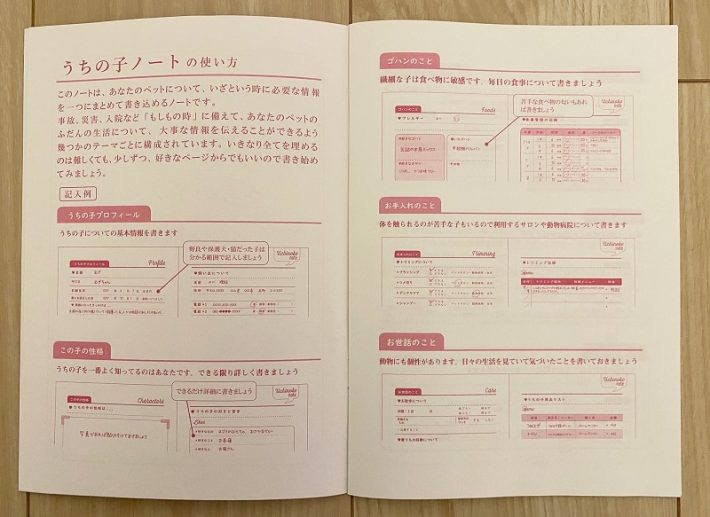 ダイソーうちの子ノート