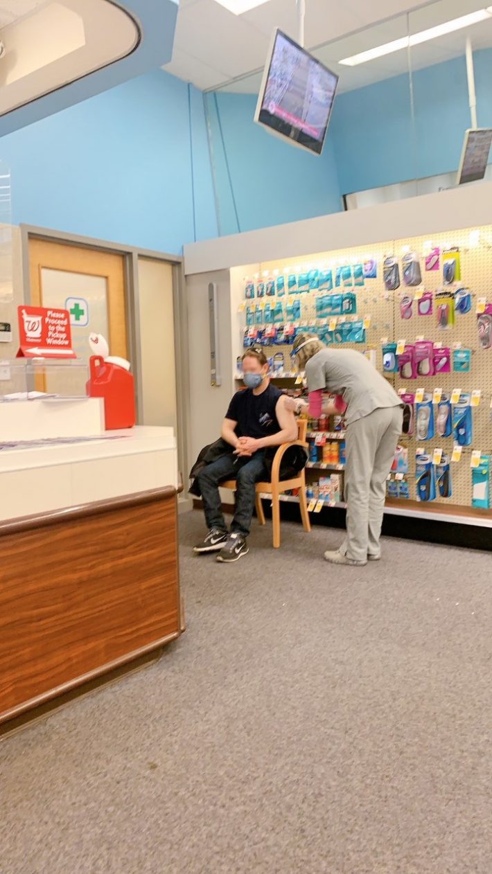 アメリカ東海岸でのワクチン接種