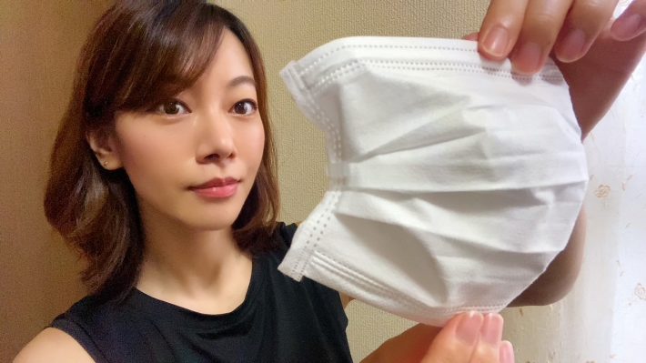 マスクフレームが超便利！ いつもより格段に汗をかかなかった