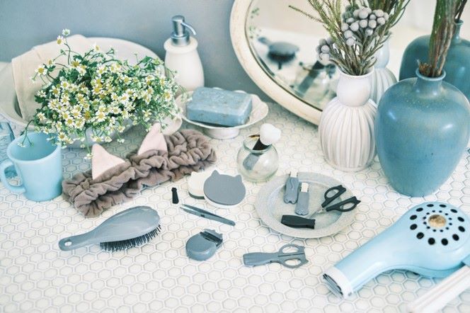 「ねこ」をテーマとしたビューティーツールシリーズ「Nyarming（ニャーミング）」（画像：貝印株式会社プレスリリースより）