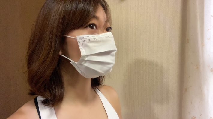マスクの生地が肌に触れにくい