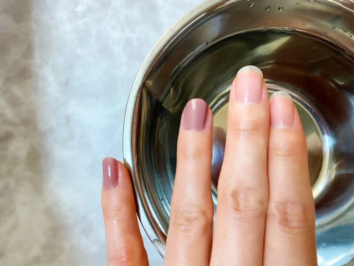 残ってしまったところは、軽く擦る程度でOK