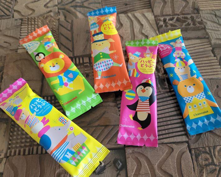 スティックチョコ　ハッピーどうぶつ