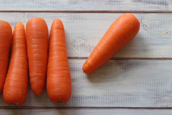 にんじんがまるまる一本詰まっていたことも