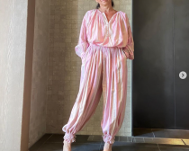 上下ピンクもかわいいですよ!