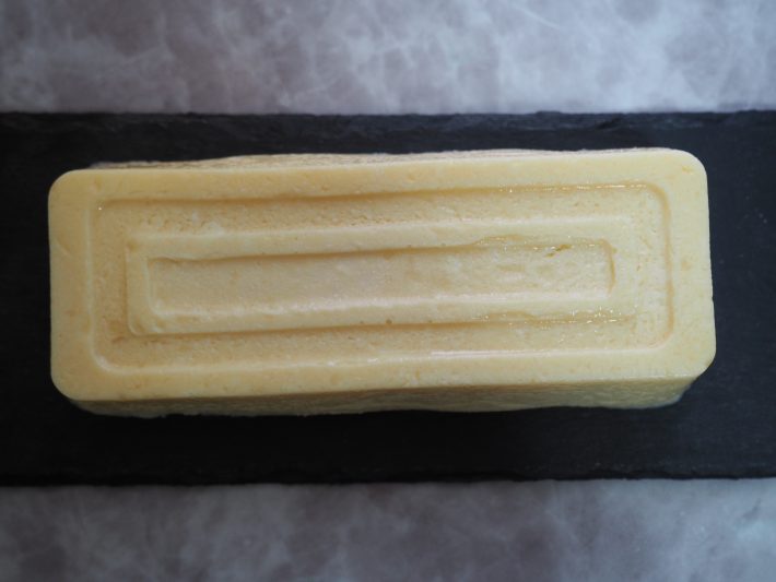 完成した豆腐のレアチーズケーキ