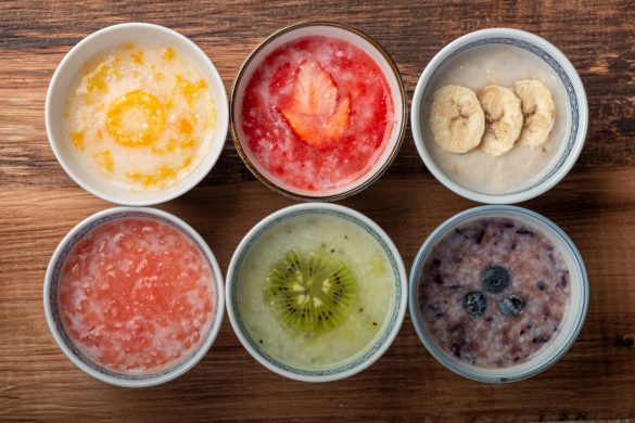 甘酒スムージーは彩りも美しくて素敵