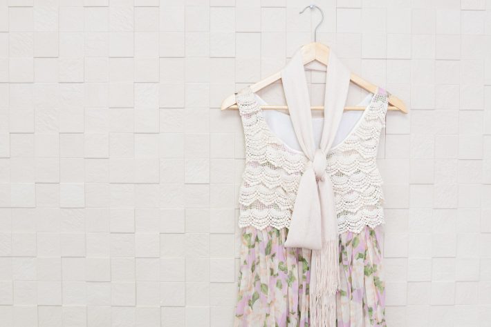 花柄ワンピース　婚活