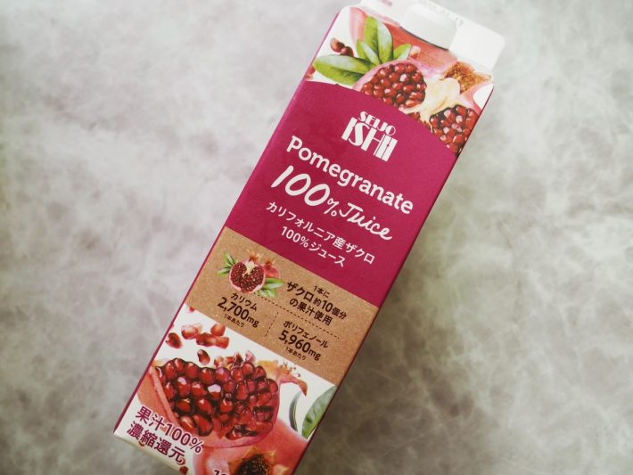 「成城石井 カリフォルニア産ザクロ 100％ジュース/1,000ml」（税込863円）