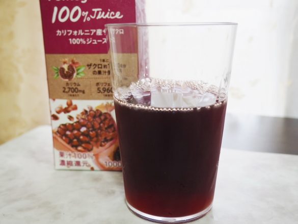 渋みが凝縮された深い味はまさに飲むザクロ！