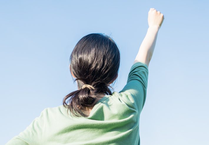 自撮り棒をゲットしてガッツポーズ