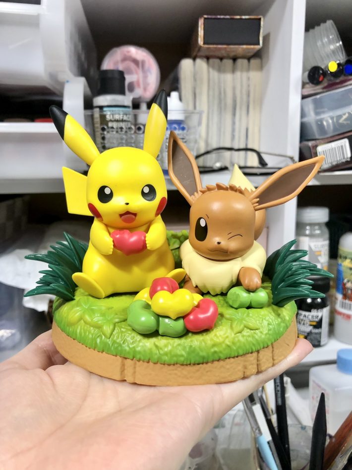 Before /ピカチュウとイーブイ（ポケットモンスター）のフィギュア