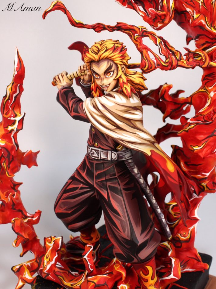 After（MAマンさん塗装後）/煉獄杏寿郎（鬼滅の刃）のフィギュア