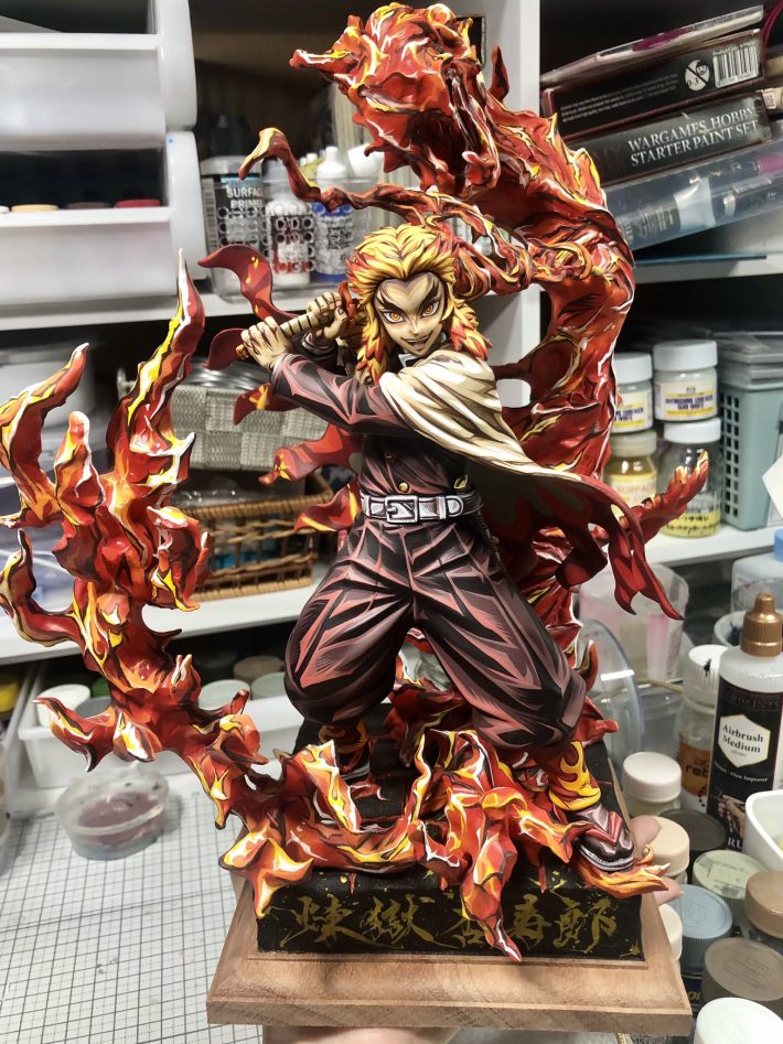 After（MAマンさん塗装後）/煉獄杏寿郎（鬼滅の刃）のフィギュア