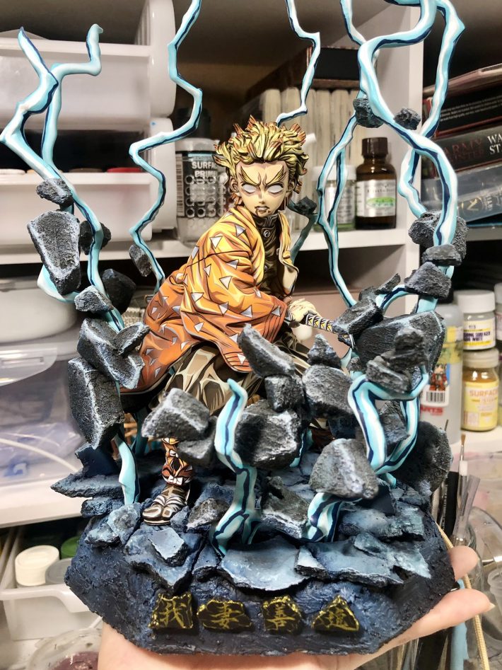 After（MAマンさん塗装後） /我妻善逸（鬼滅の刃）のフィギュア