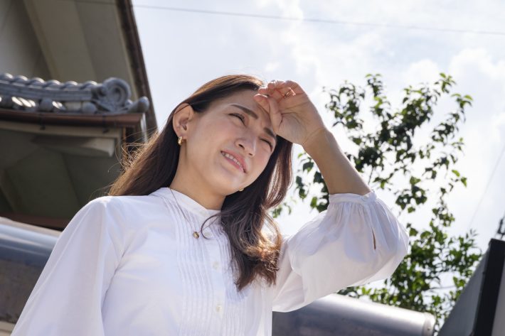 紫外線　まぶしい