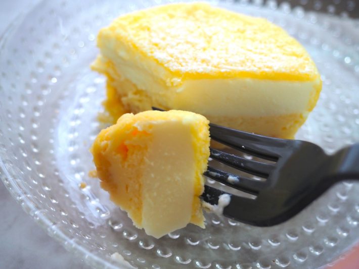 「2層仕立てのチーズケーキ」おいしい！