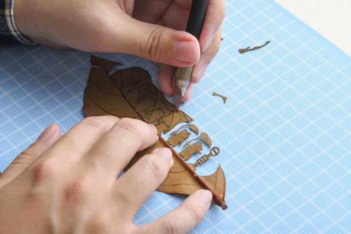 5. アウトラインを切ります。