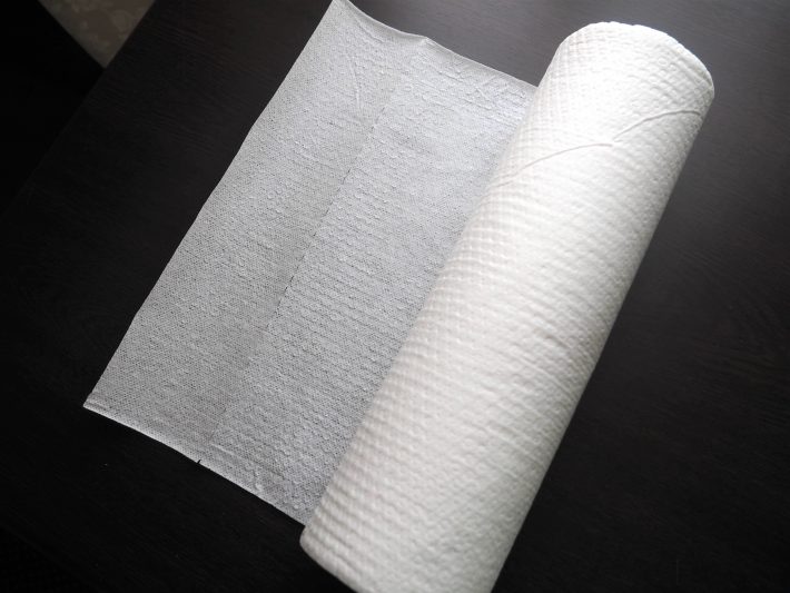 普段使用しているキッチンペーパーよりも大判