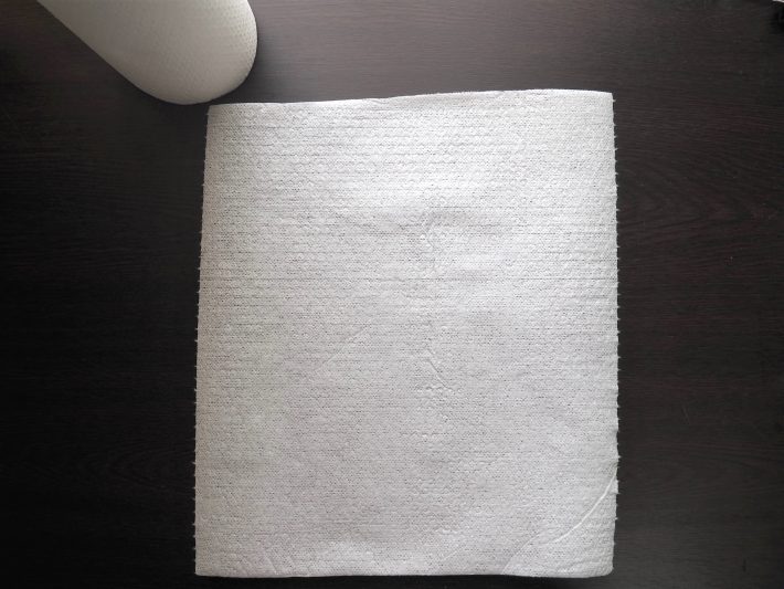 切り離した「洗えるキッチンタオル」