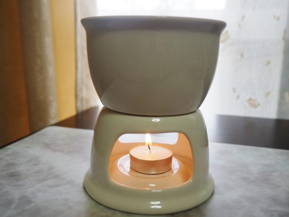 ポットを乗せます。