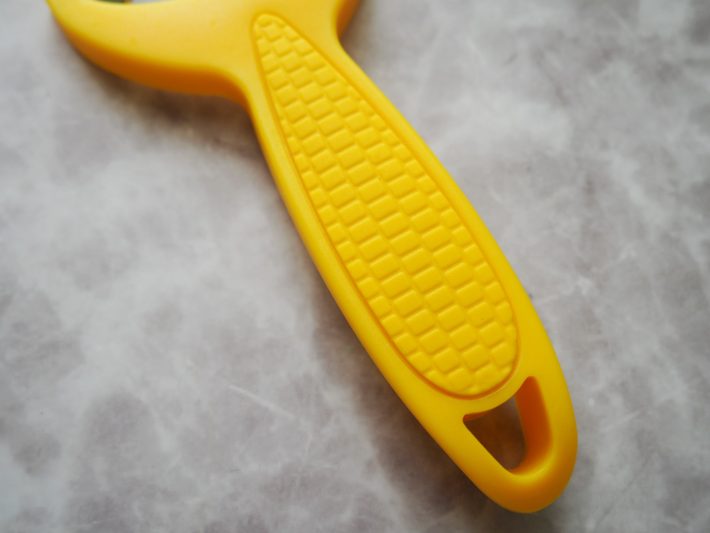 持ち手がとうもろこしで可愛い。