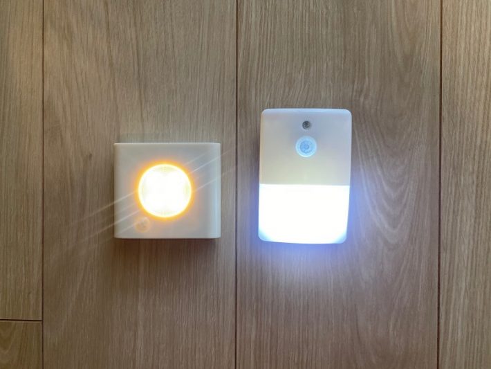 ダイソーとIKEAのセンサーライト比較