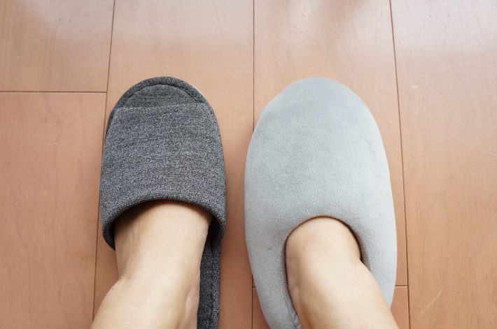 一般的なスリッパと比較してみた