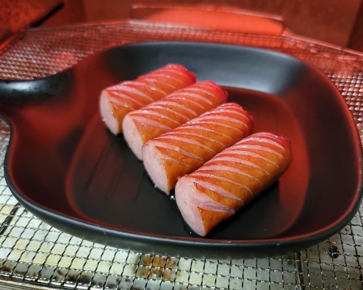 ソーセージをトースターで焼いたことありますか？絶品です