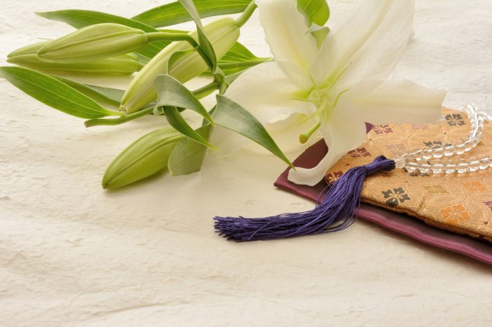 香典　数珠　和紙