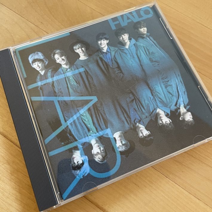 『HALO』のCD（サチさん撮影）