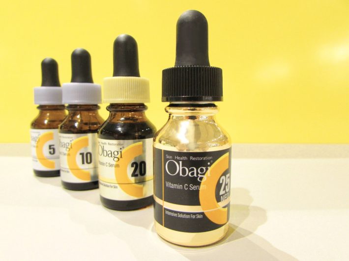 オバジCは、C5～C25まで、濃度別に、4種類のラインナップ