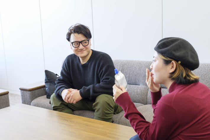 「クッキーがしっとりして美味しい」とキンミヤ氏