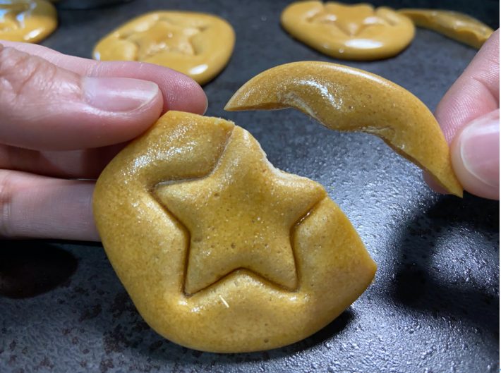 思ったより簡単にパキッと割れました