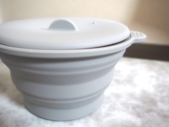 500Wの電子レンジで7分加熱します