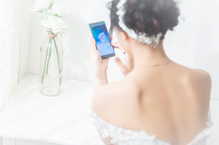 推し婚した利用者さんの写真