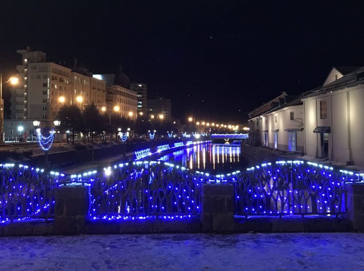 小樽運河のイルミネーション
