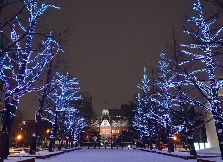 札幌（旧北海道庁赤レンガ庁舎前通り）