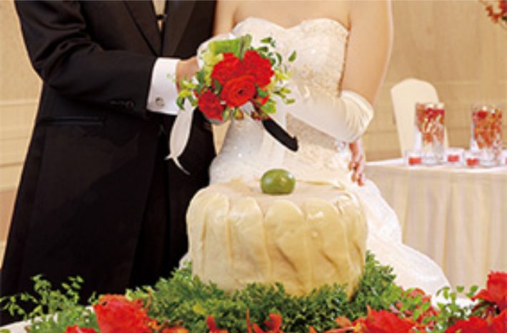 ブライダルメニューの「ジャンボシウマイ」