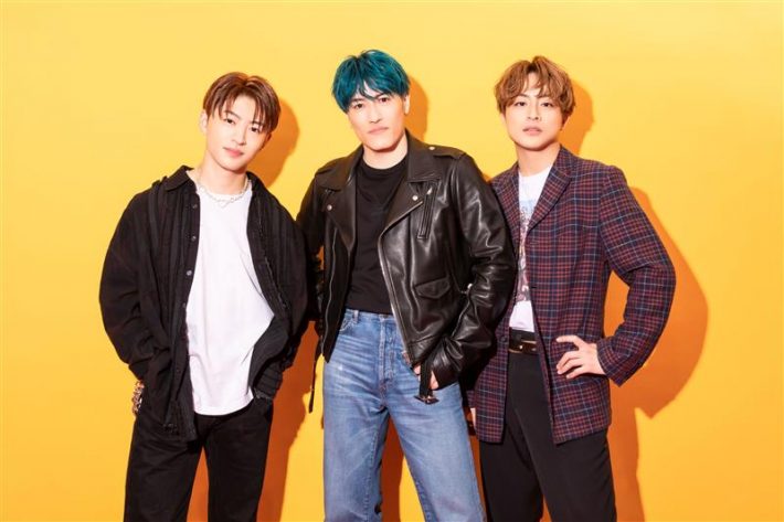 左から、佐野玲於さん、中務裕太さん、白濱亜嵐さん