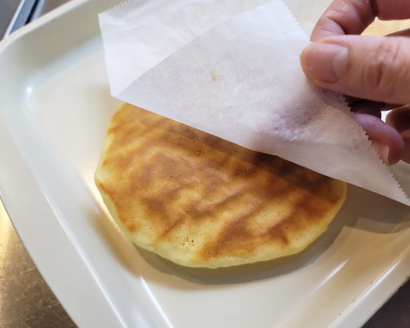 まるで魔法！トラ柄に焼き上がっています！