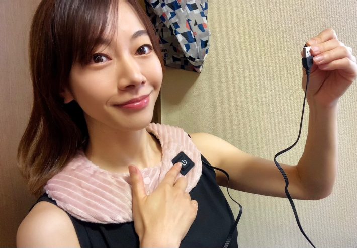 3COINS「電熱線入り肩パッド」