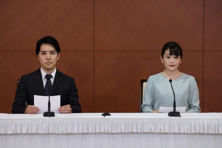 1位　眞子さん小室さん夫妻